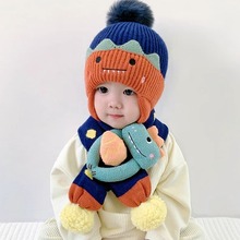 儿童帽子秋冬季可爱卡通毛线帽韩版男女童小孩保暖宝宝针织护耳帽