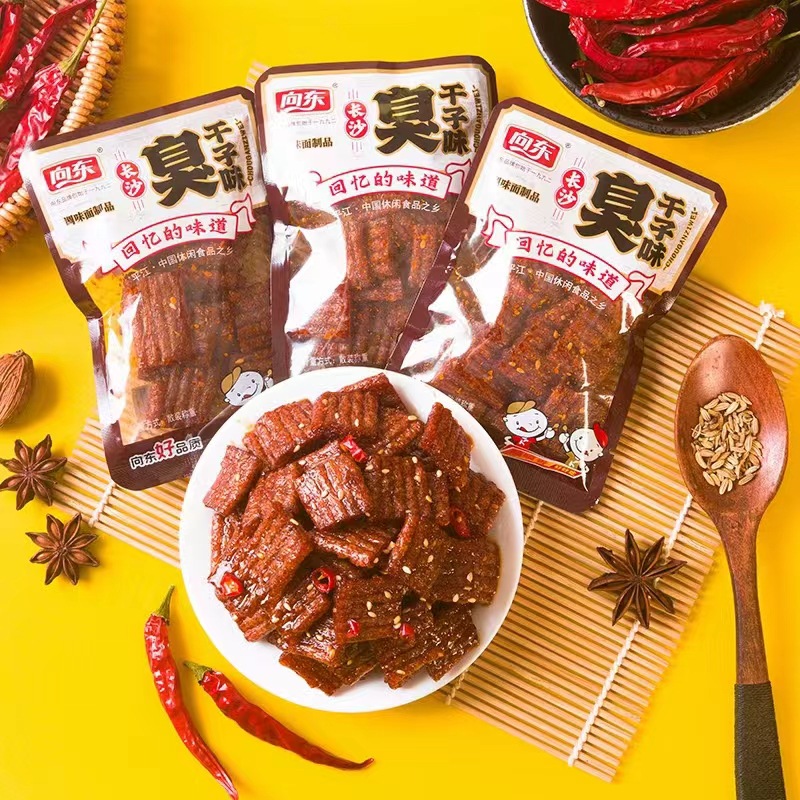 向东臭干子味辣条/麻辣棒/麻辣双胎面筋/辣丝 5斤装网红辣条批发