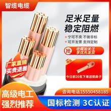 正品国标铜芯电缆YJV2 3 45芯10 16 25 35平方阻燃三相户外电缆线