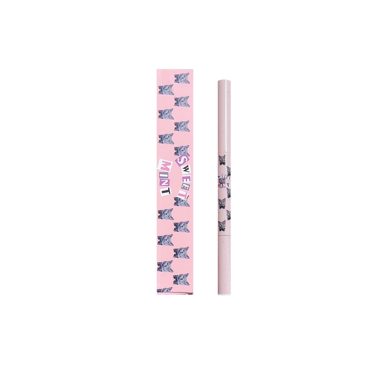 Sweetmint Double-Headed Blade Eyebrow Cream Build Natural Three-Dimensional Eyebrow Waterproof Sweat-Proof Two-in-One Eyebrow Pencil