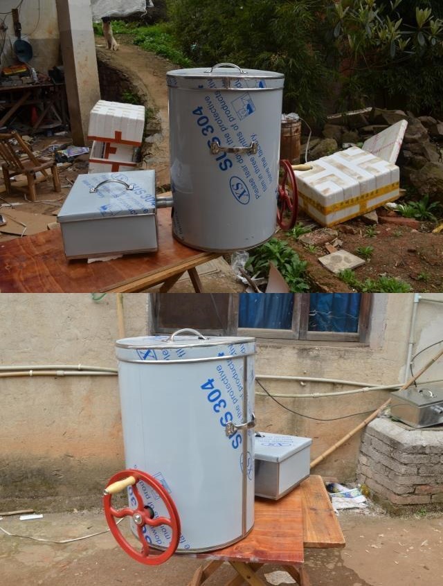 手摇糍粑桶摊位甜品店饭桶手摇压商用校门口打麻糍机器绞老式摆摊