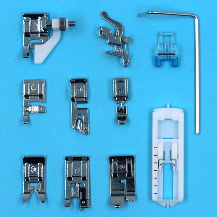 家用多功能缝纫机压脚 芳华505a用压脚套装11件套装 配件 带导杆a