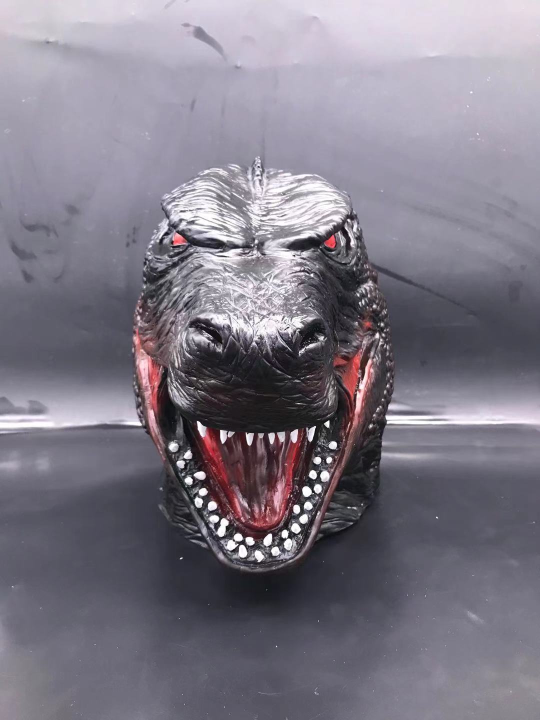 2021新品哥斯拉大战金刚头套怪兽之王全脸乳胶面具万圣节活动装扮