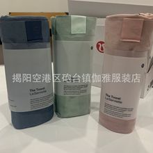 lululemon瑜珈铺巾防滑lulu双面磨毛瑜珈毯瑜伽垫铺巾现货带标