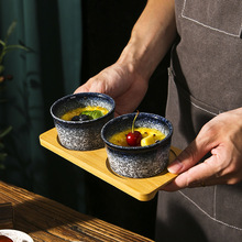日式烤箱空气炸锅专用的微波炉甜品盅舒芙蕾烤碗焦糖布丁杯蒸蛋碗
