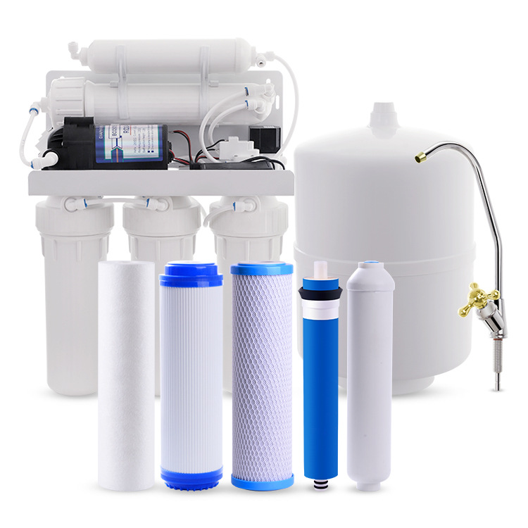 Five-Level Household Water Purifier Full Set Water Purifier RO Reverse Osmosis Household Wholesale Foreign Trade 75G Undercounter Large Volume