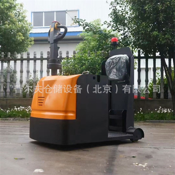 站驾式电动牵引车3吨手柄牵引车头机场用小型拖头行李运输电瓶车