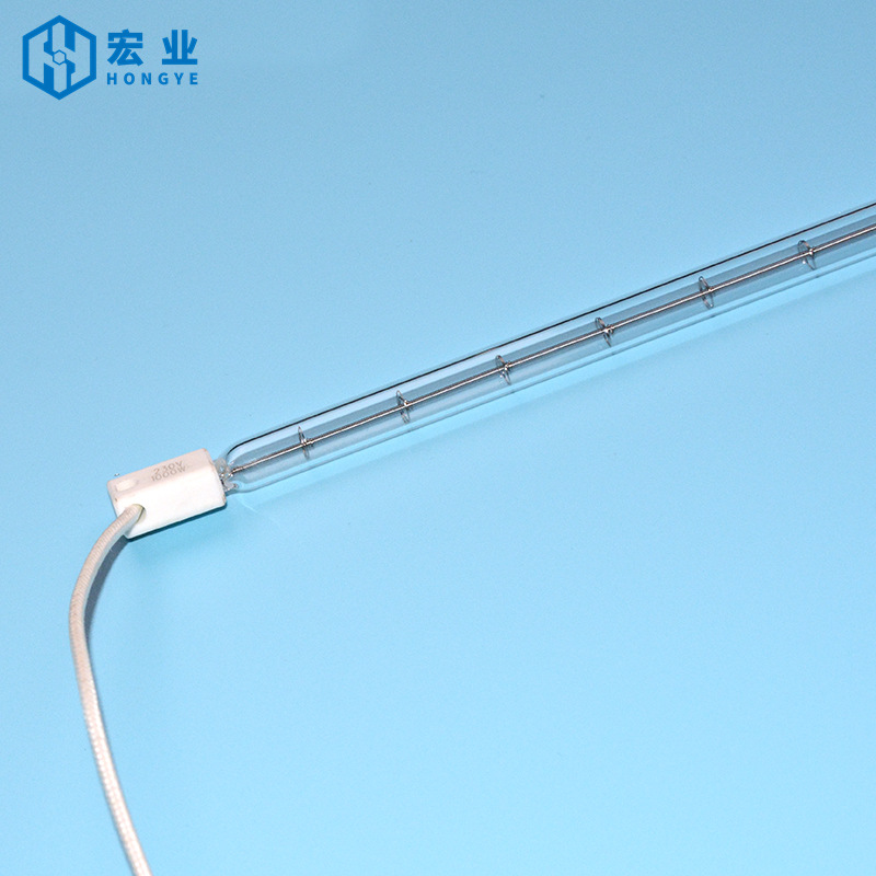 钨丝卤素加热灯管 红外线加热灯 真空钨丝发热管 石英玻璃加热管