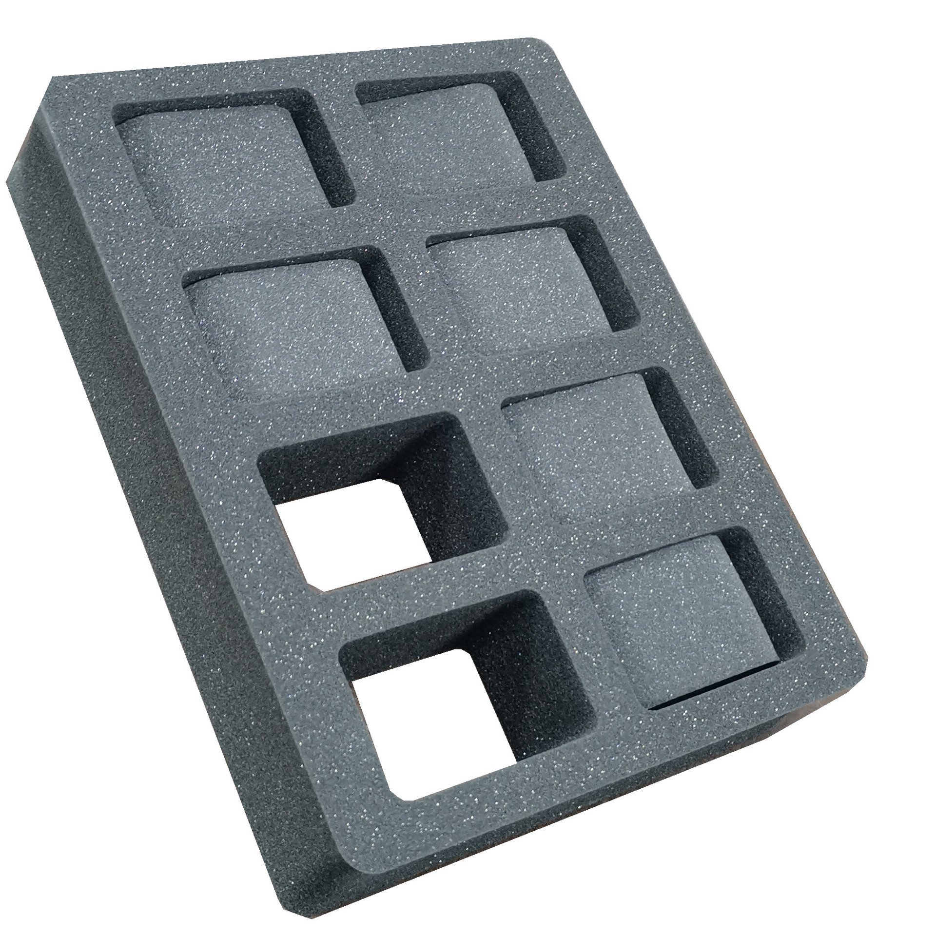 厂家自产黑色高密度海绵内衬抗压回弹性强减震效果好可按图制作