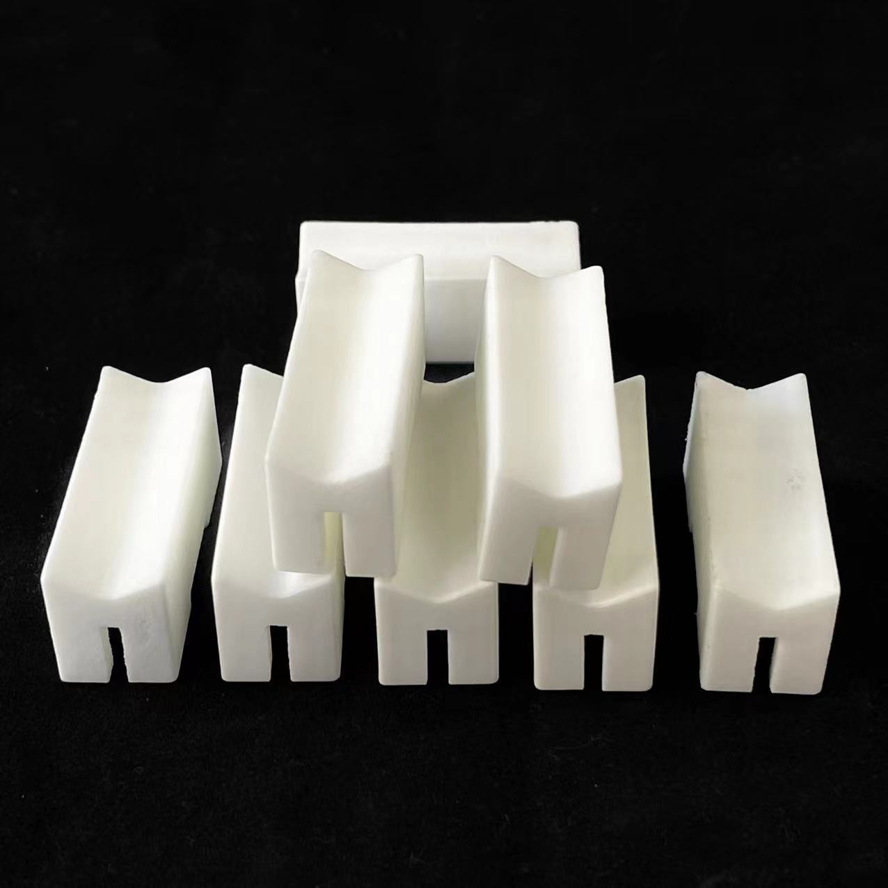 高频瓷v字槽m型绝缘陶瓷壳滑石瓷开口陶瓷零件