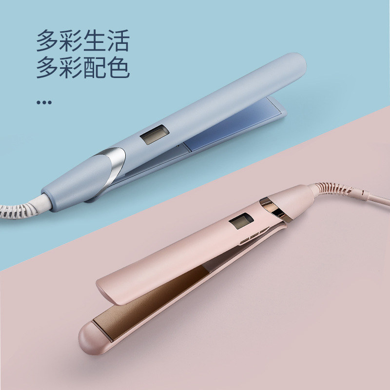 Cross-Border New Arrival Electric Hair Straightener Hair Straightener Hair Curler Hair Curler and Straightener Dual-Use Does Not Hurt Hair Straightening Ironing Board Ceramic Hair Straightener