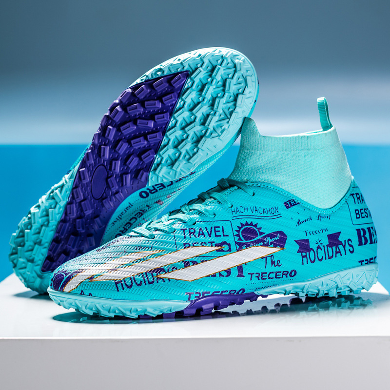 梅西c罗足球鞋男ag长钉tf碎钉儿童大童男童学生训练鞋猎鹰刺客鞋