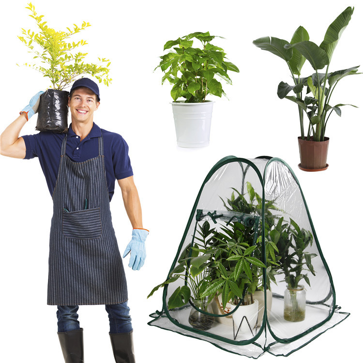 Cross-Border New Transparent Foldable Greenhouse Greenhouse Mini Sunshine Room Balcony Garden Cover Seedling Plant Protection Cover
