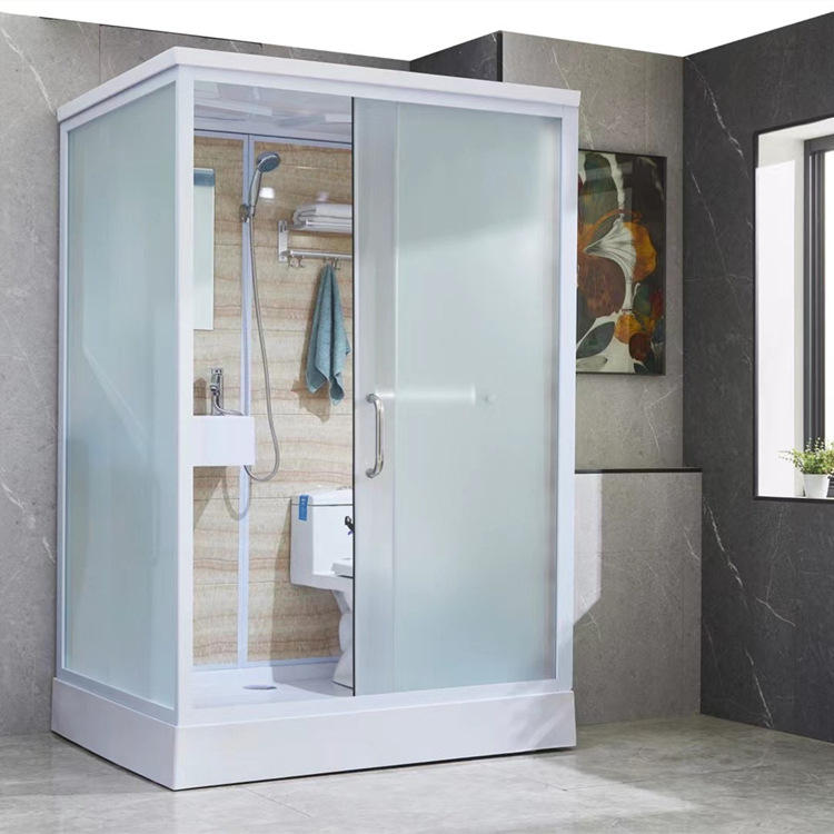 豪华长方形小尺寸简易整体淋浴房 简易淋浴房 现代简约轻奢风-报价