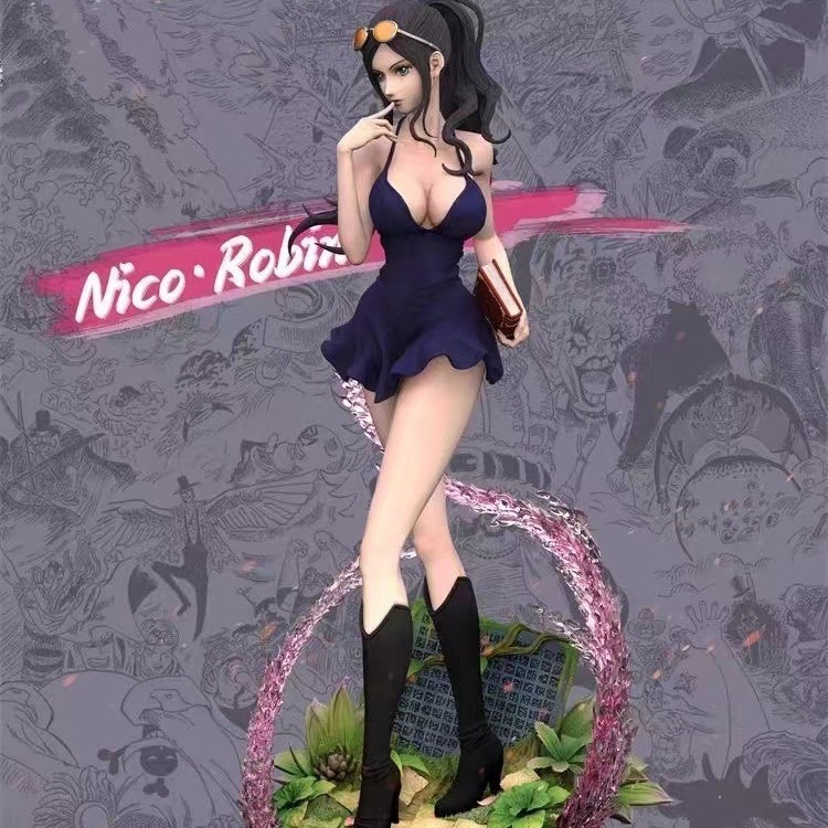 航海王动漫 海贼 humter fan 女性共鸣系列 罗宾hf 雕像手办模型