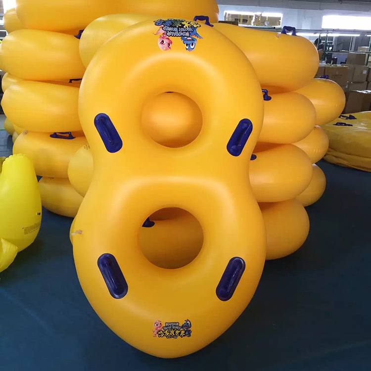 Inflatable Water River Drifting Double Umiak Inflatable Swimming Pool Double Ring Water Swimming Ring Rubber Raft