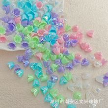 9*11mm铃兰花幻彩镀彩风铃花手工diy服装辅料饰品配件网红直播批