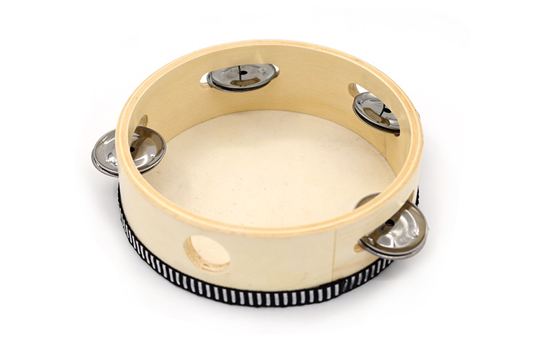 奥尔夫打击乐器 新疆舞蹈幼儿园教具手拍铃鼓 儿童玩具仿羊皮手鼓