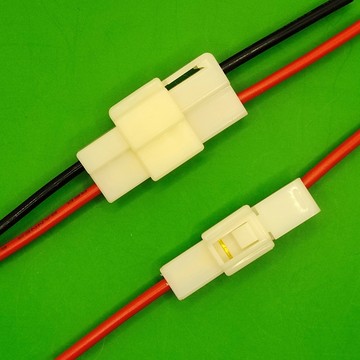 生产电动车大电流连接线 6.3四方插大功率 公母对接端子汽车线束