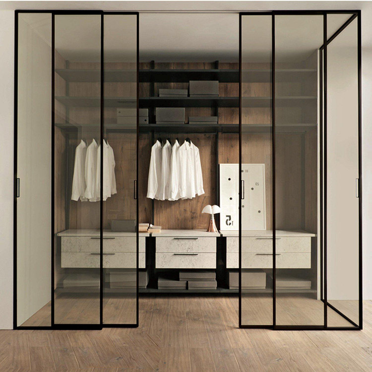 厂家批发厨房阳台吊趟门 静单双层中空玻璃 工地用铝合金门窗制作