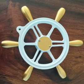鸿津游艇新款316不锈钢方向盘不易腐蚀海钓船船用配件