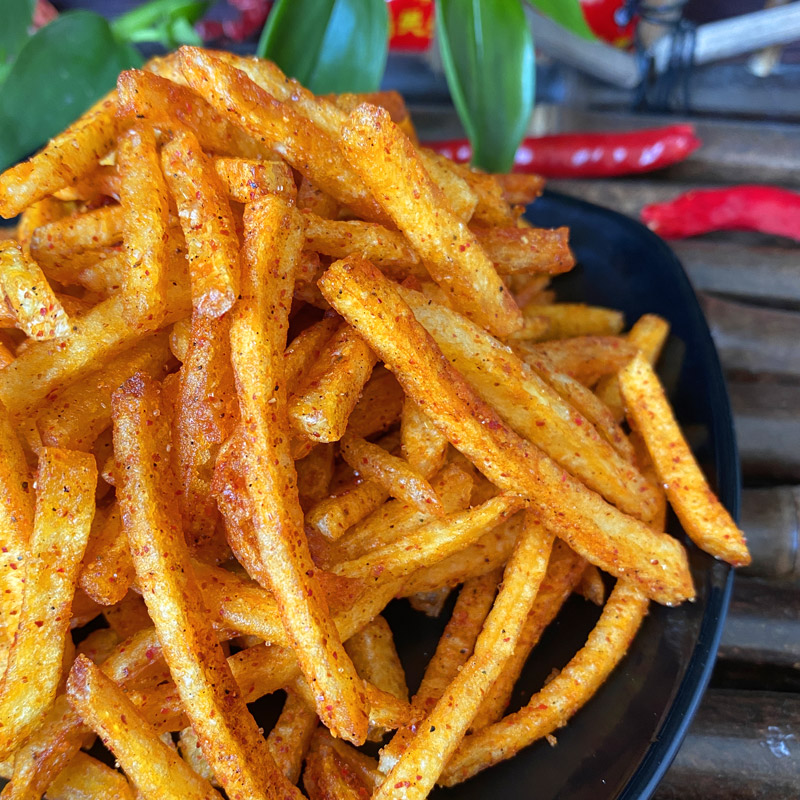 贵州网红小吃麻辣土豆条土豆丝洋芋片香脆零食云南陆良特产薯片