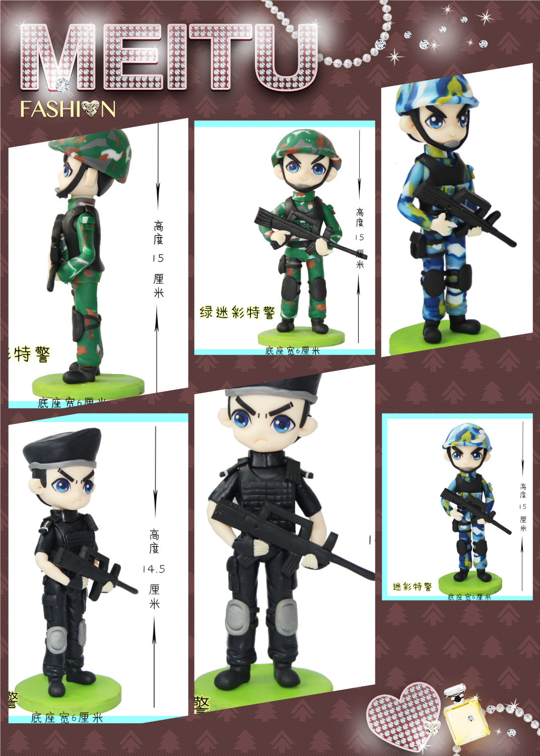 软陶摆件斗罗大陆小舞锦州货源纯手工捏制软陶家居手办公仔礼物