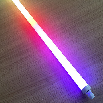 2m rgb t8 led 彩色灯管射频遥控rf控制跑马灯管 1m 3m 4m 5m