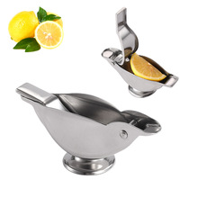 小鸟柠檬夹 加厚304不锈钢手动橙子水果压汁器家用厨房工具榨汁器