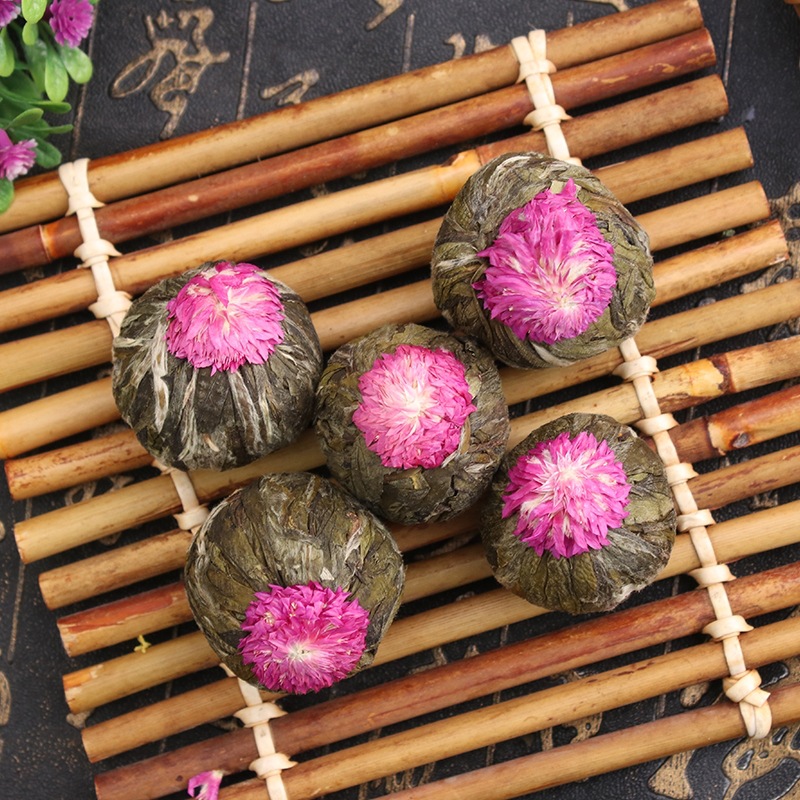 花茶出水芙蓉散装批发 花草茶工艺茶一点红茉莉花茶艺术茶花果茶