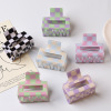 Jewelry Korean Edition colour Box Chessboard grid Hairpin Flaxen Hair Grip senior trumpet Hair caught Hairdressing Headdress Jewelry Korean Edition colour Box Chessboard grid Hairpin Flaxen Hair Grip senior trumpet Hair caught Hairdressing Headdress