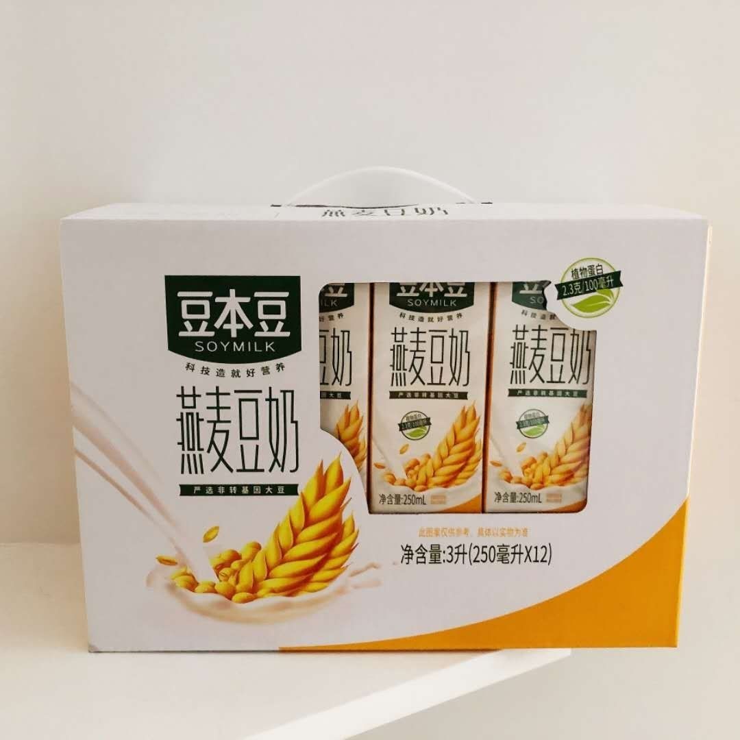 达利园豆本豆豆奶原味,燕麦豆奶250*12整箱《爆价销售》