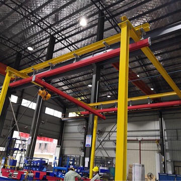 kbk起重机电动悬挂 车间用轻型kbk轨道柔性吊-阿里巴巴