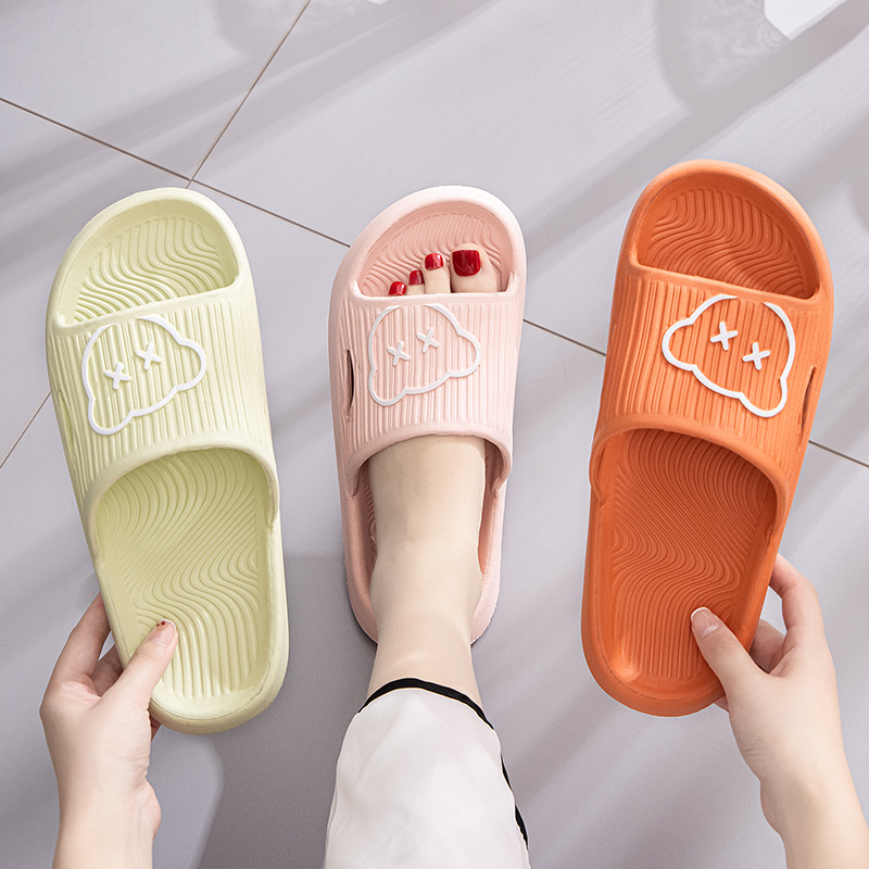 2022 Qida Shun New Slippers Home Wholesale Unisex Household Eva Wear-Resistant and Lightweight Couples Sandals Summer