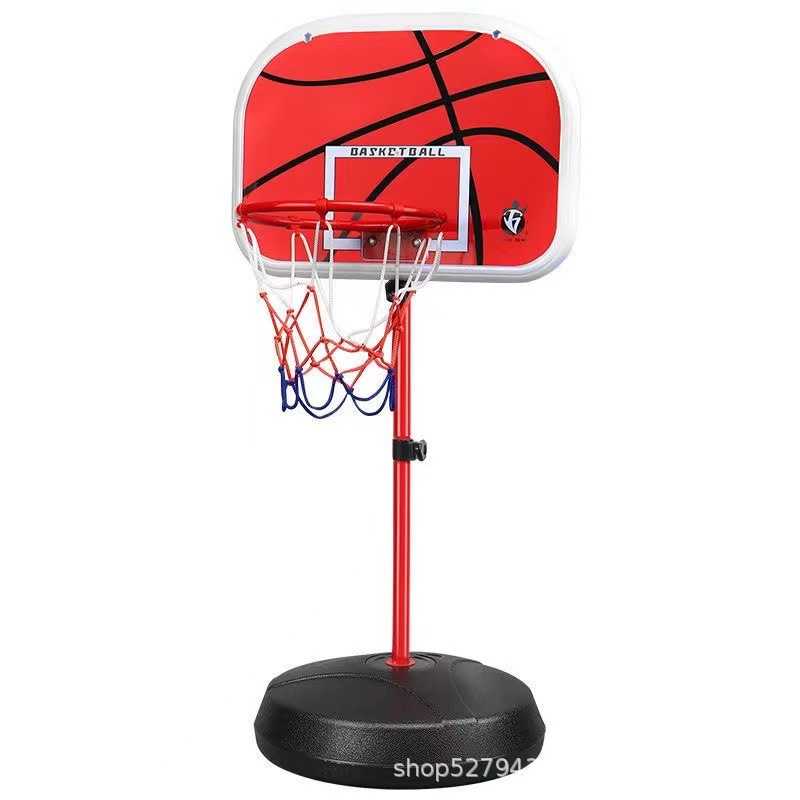 Le2 Generation Children's Basketball Stand Adjustable Iron Indoor Outdoor Basket Little Boy's Ball Shooting Toy