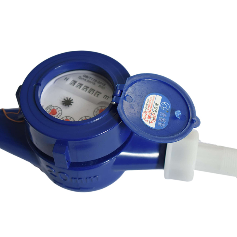 ABS Plastic Nylon Rotary Wing Type Hot and Cold Mechanical Watch Dry Plastic Water Meter DN15 Wet Nylon Water Meter