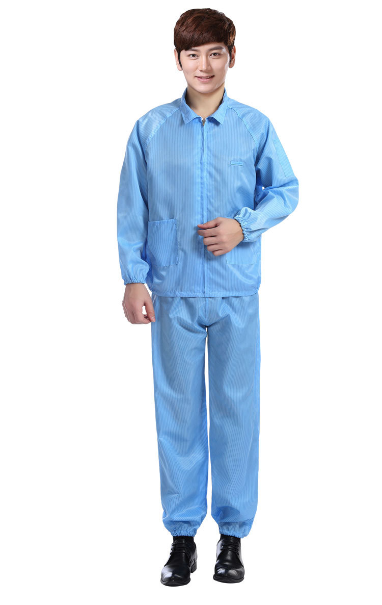 工作服防静电电子工厂车间分体套装车间白色食品厂车间蓝色女定制