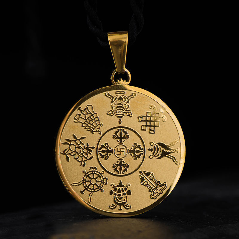 南无阿弥陀佛钛钢心经吊坠护身符