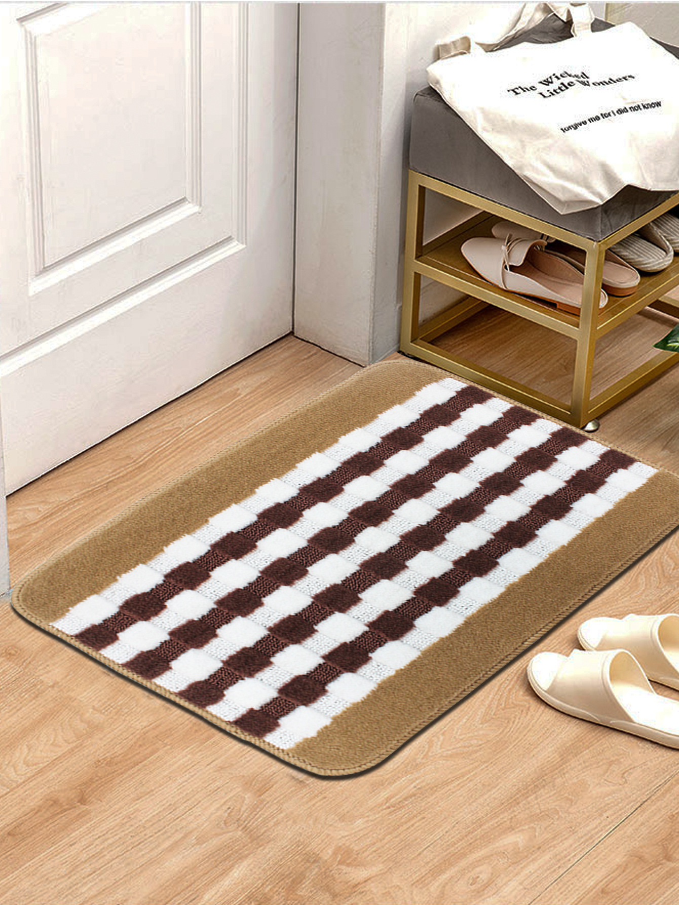 Factory Direct Sales Wholesale Entry Door Door Mat Entrance Entrance Entrance Bedroom Bathroom Dust Removal Non-Slip Fabric Skin-Friendly Comfortable