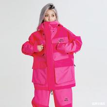 冲锋衣冬季装备防水冲锋滑雪服ISEEMIGGA滑雪新款女滑雪滑雪专业