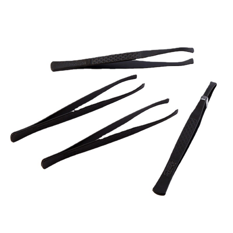 Factory in Stock Stainless Steel Eyelash Eyebrow Tweezers Eyebrow Shaping Tweezers Beauty Tools Stainless Steel Small Tweezers