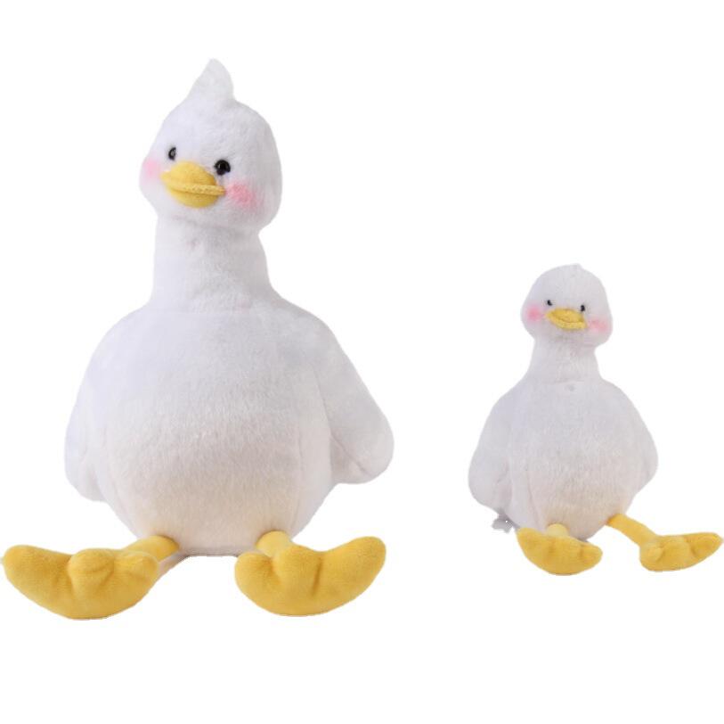 呆萌丑小鸭毛绒公仔可爱鸭子毛绒玩具鸭子抱枕玩偶幼儿园儿童玩具