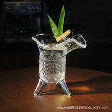 中国风鸡尾酒杯古代帝王创意造型品酒杯调酒杯敬酒分酒器白酒杯子