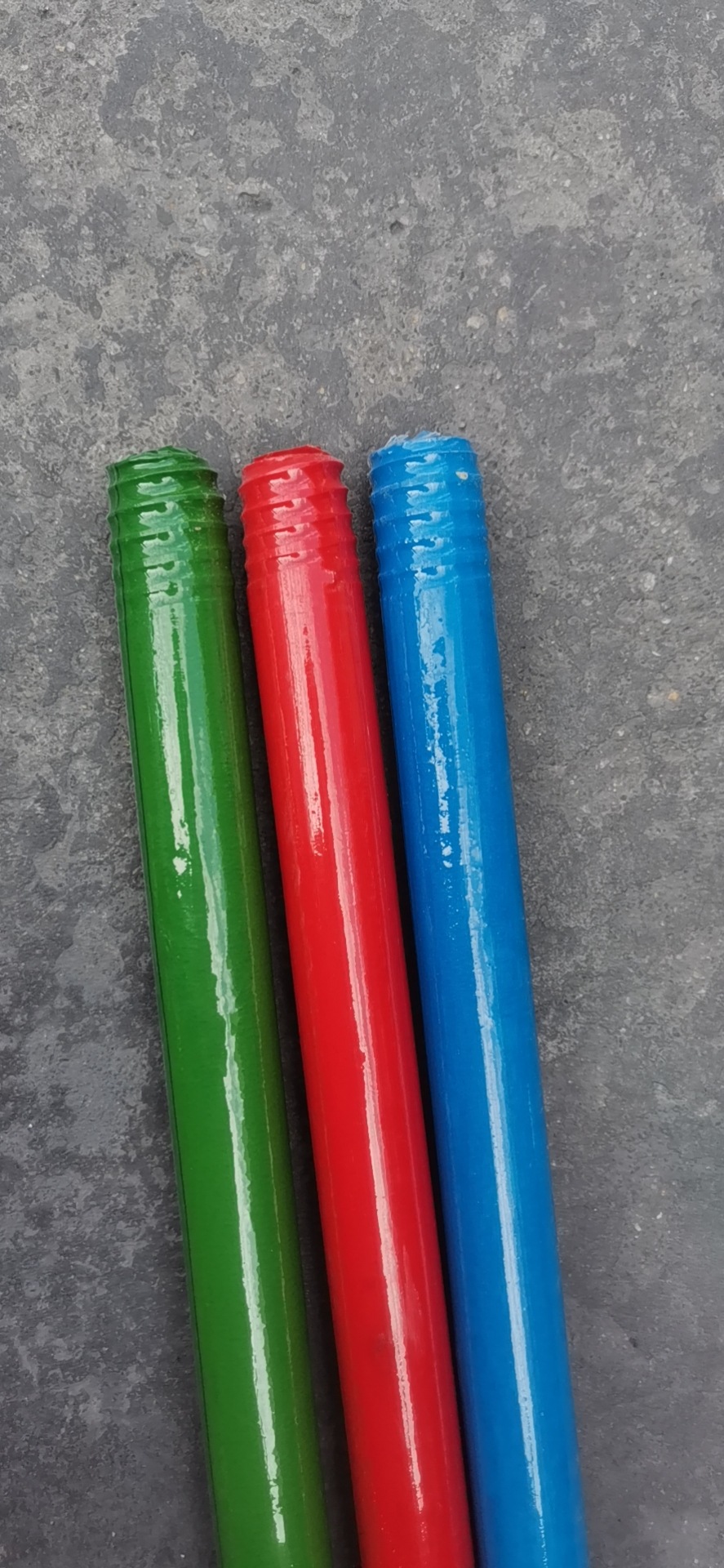 Factory Direct Sales Produces Various Specifications PVC Film Broom Stick Solid Color PVC Pit Film Glue Rod Multicolor