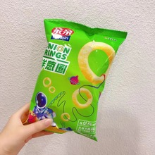 亲亲膨化虾条 原味虾条 巧克力味圈 洋葱圈 膨化食品一箱30袋