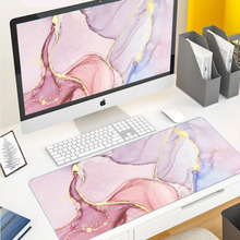 全球代发超大鼠标垫抽象大理石纹女生宿舍办公桌面垫笔记本电脑垫