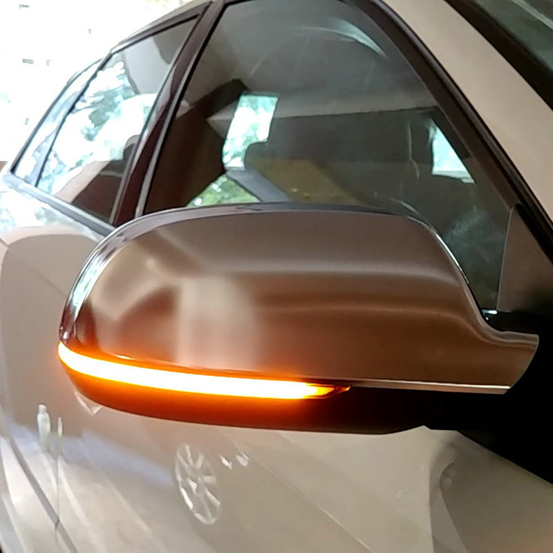 适用于奥迪a4 a5 b8 b8.5 8p q3后视镜流水灯dynamic blinker