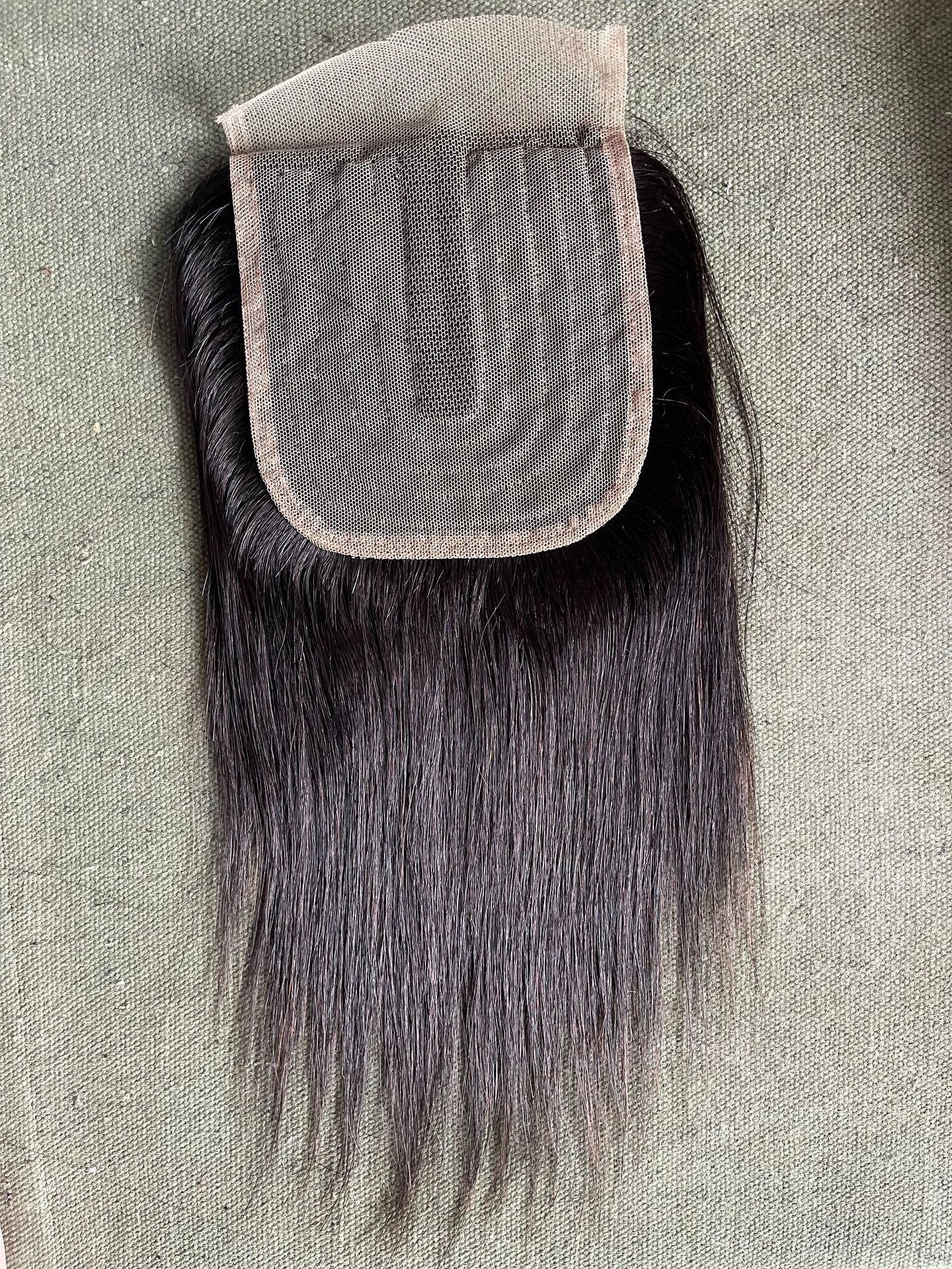 真人发假发4*4t型机制蕾丝发块 非洲欧美外贸4x4lace closure