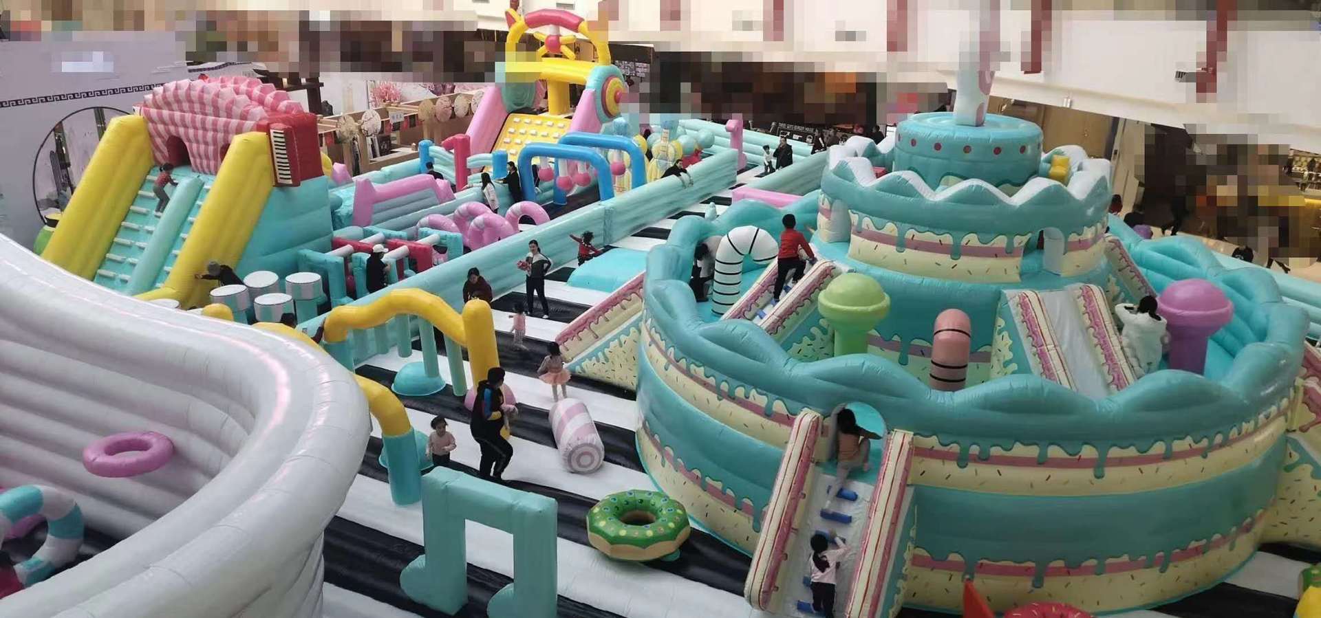 商场电动无轨观光小火车景区可坐人儿童游乐设施亲子乐园广场设备