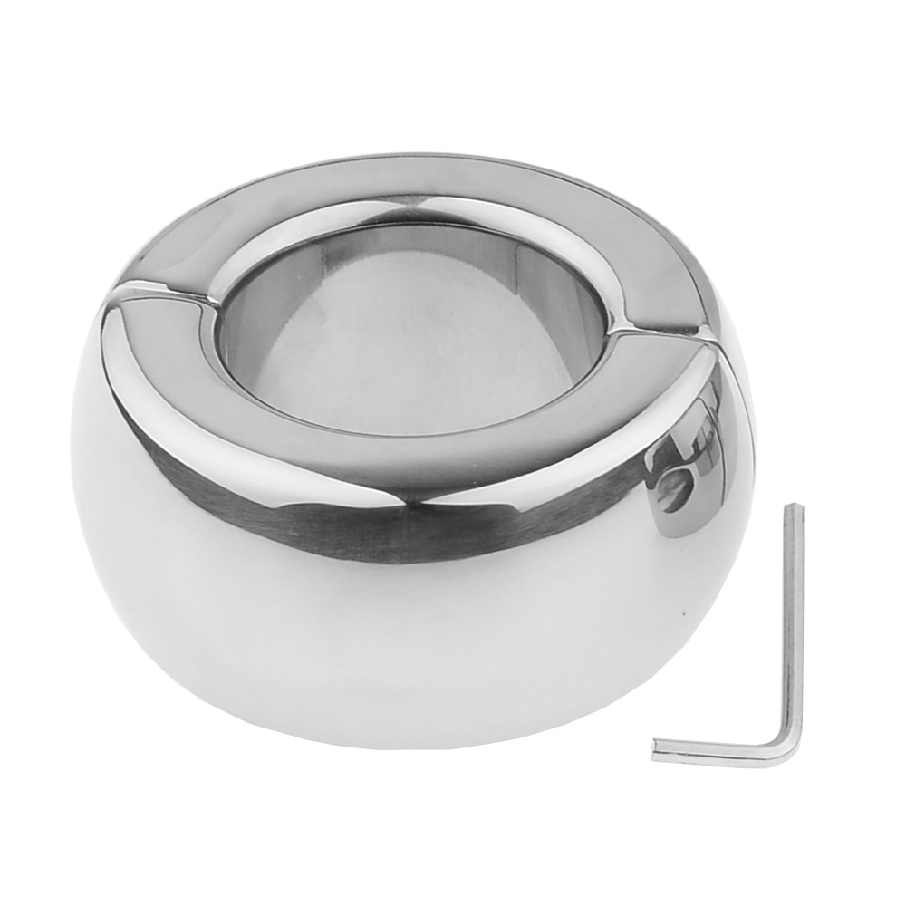 金属磁铁阴囊束缚吊坠阳具延时环成人情趣用品半圆负重环厂家批发